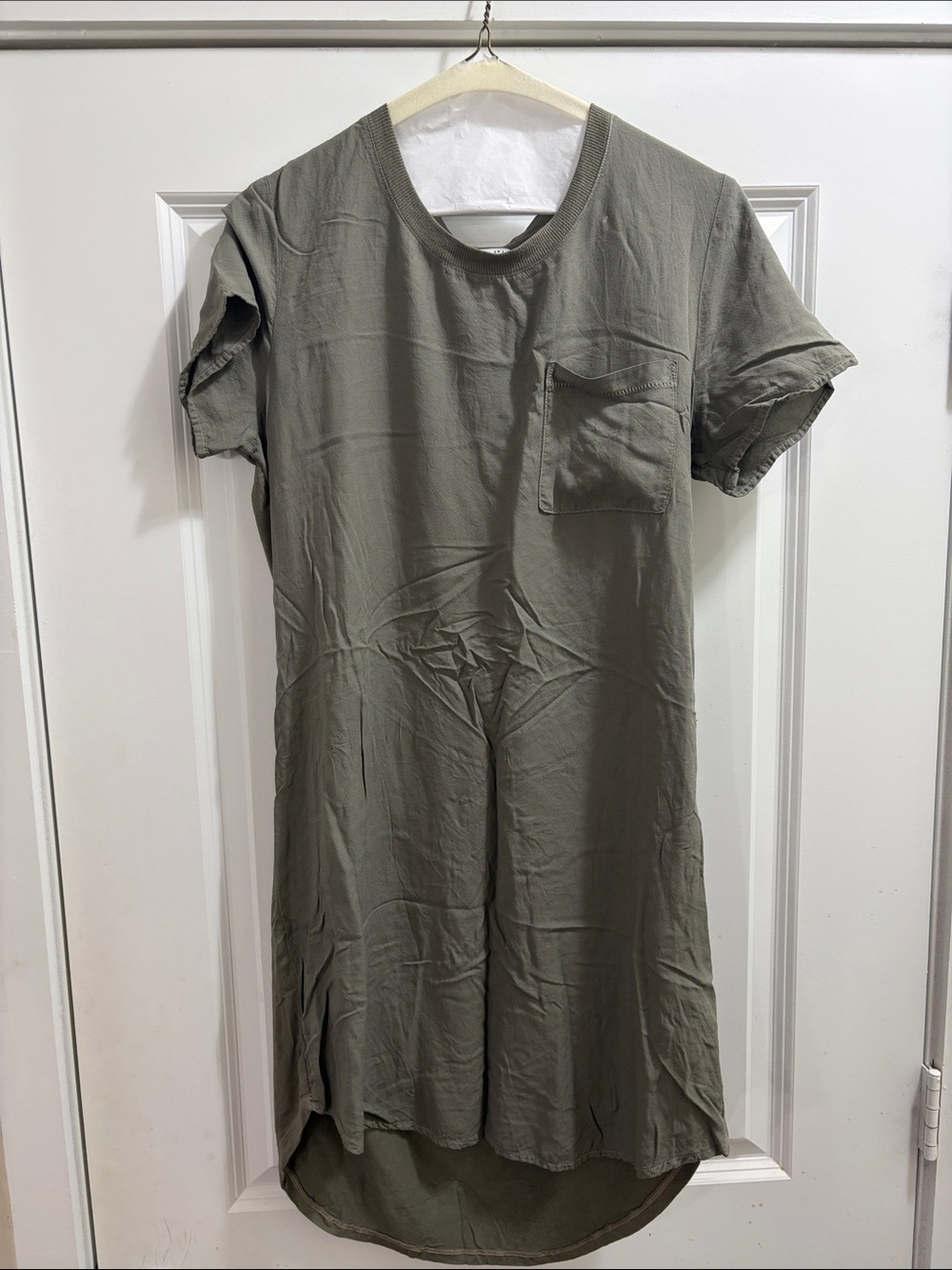 Splendid Olive Green Crewneck dress sz Large